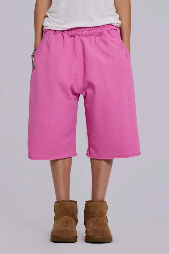 Short de jogging rose « Monster Joggers »
