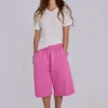 Short de jogging rose « Monster Joggers »