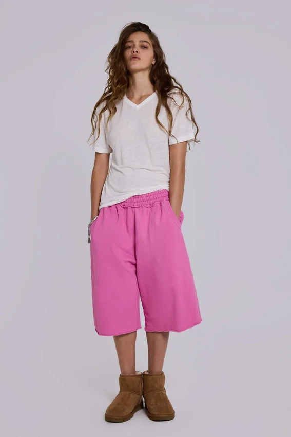 Short de jogging rose « Monster Joggers »