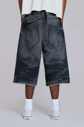Short en jean Cinch Colossus noir