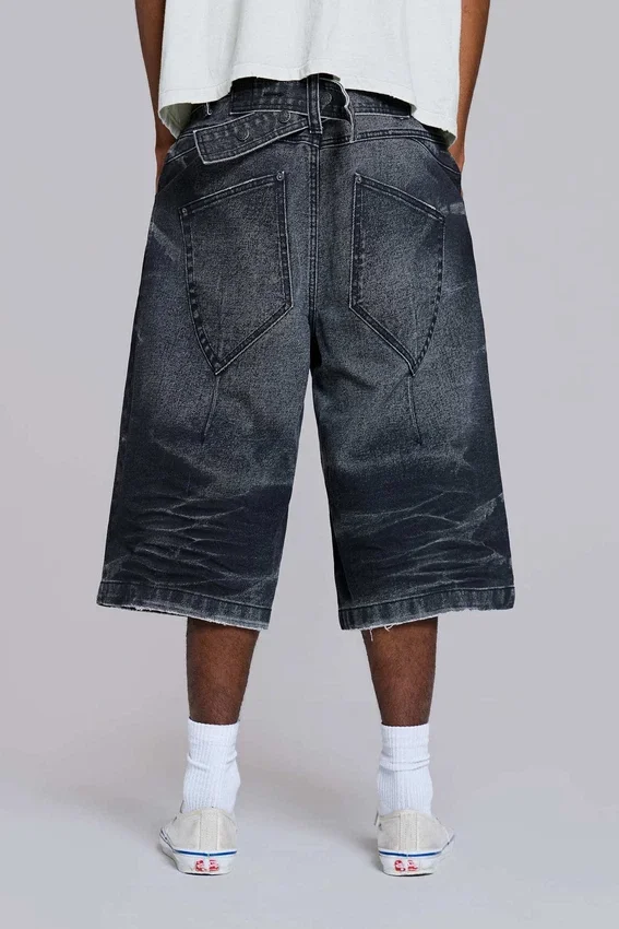 Short en jean Cinch Colossus noir