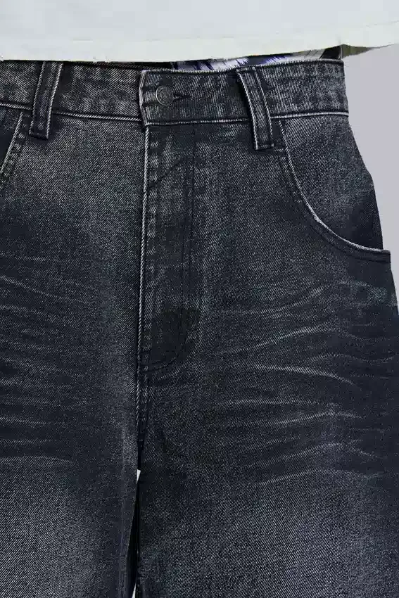 Short en jean Cinch Colossus noir