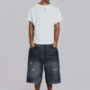 Short en jean Cinch Colossus noir