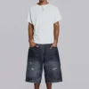 Short en jean Cinch Colossus noir
