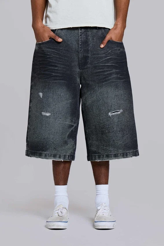 Short en jean Cinch Colossus noir