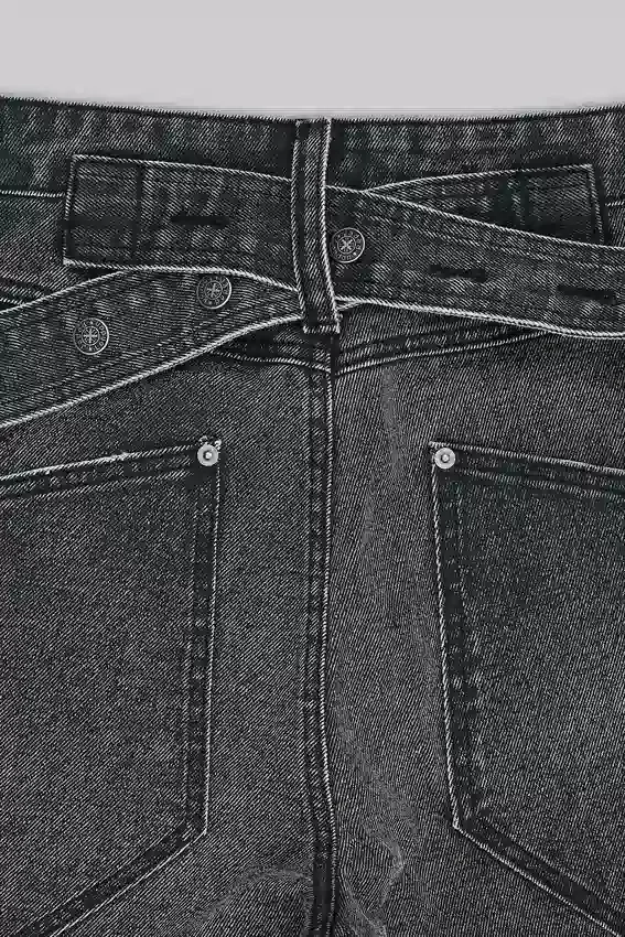 Short en jean Cinch Colossus noir