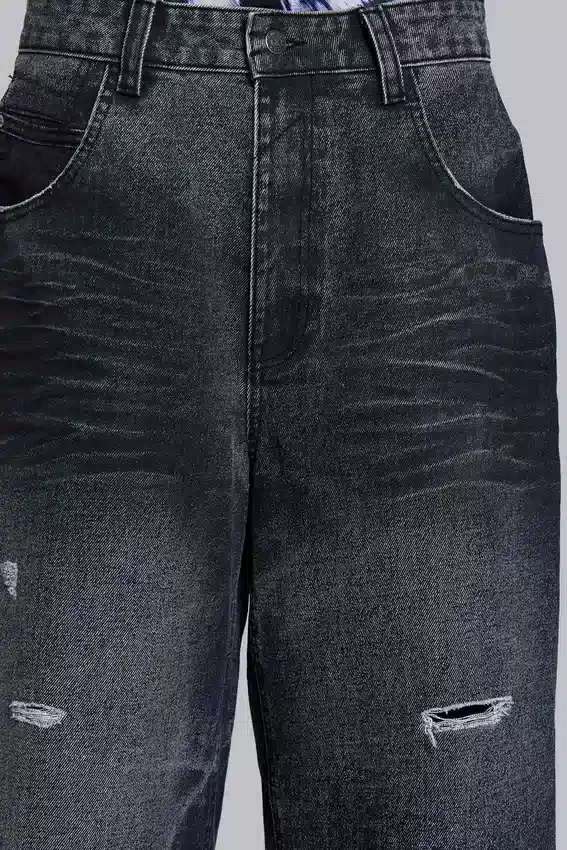 Short en jean Cinch Colossus noir