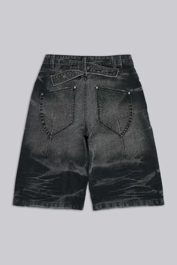 Short en jean Cinch Colossus noir