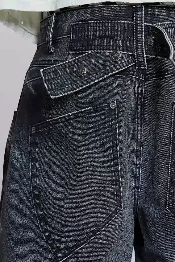 Short en jean Cinch Colossus noir