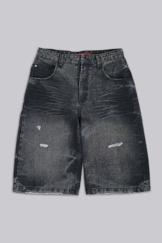 Short en jean Cinch Colossus noir