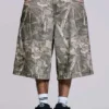 Short en jean Colossus camouflage Woodland