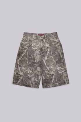 Short en jean Colossus camouflage Woodland