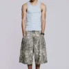 Short en jean Colossus camouflage Woodland