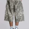 Short en jean Colossus camouflage Woodland