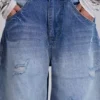 Short en jean « Colossus » délavé