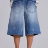 Short en jean « Colossus » délavé