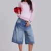 Short en jean « Colossus » délavé