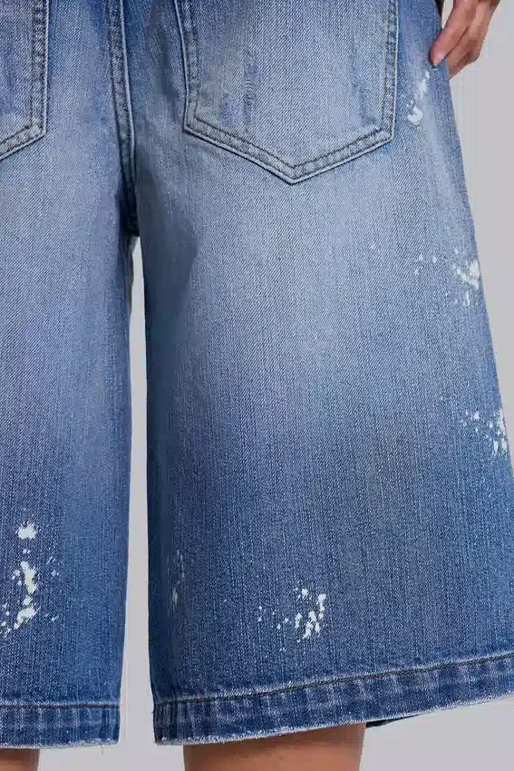 Short en jean « Colossus » délavé