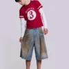 Short en jean Colossus « Mud Wash »