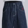 Short en jean à fines rayures « Ollie »