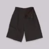 Short en jean « Jumbo Jorts » à carreaux marron
