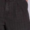 Short en jean « Jumbo Jorts » à carreaux marron
