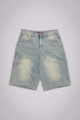 Short en jean « Jumbo Jorts » délavé clair