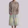 Short en jean « Jumbo Jorts » délavé clair