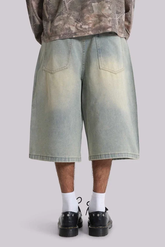 Short en jean « Jumbo Jorts » délavé clair