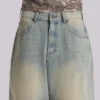 Short en jean « Jumbo Jorts » délavé clair