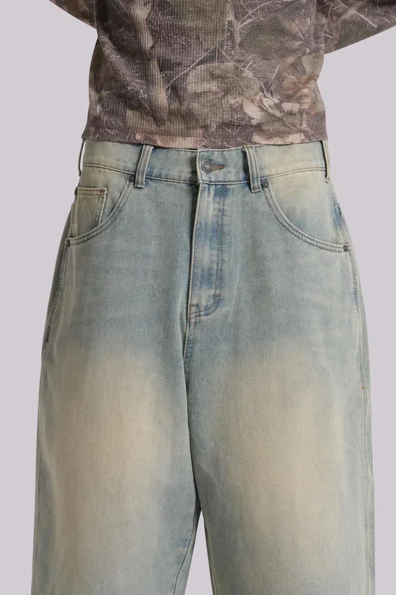 Short en jean « Jumbo Jorts » délavé clair
