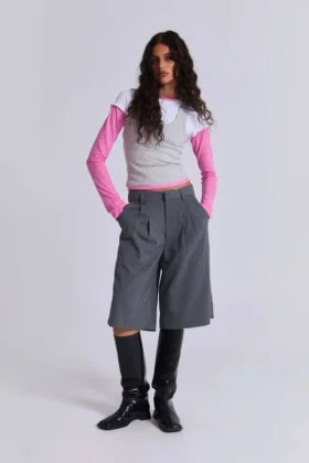 Short « Goliath » ajusté gris