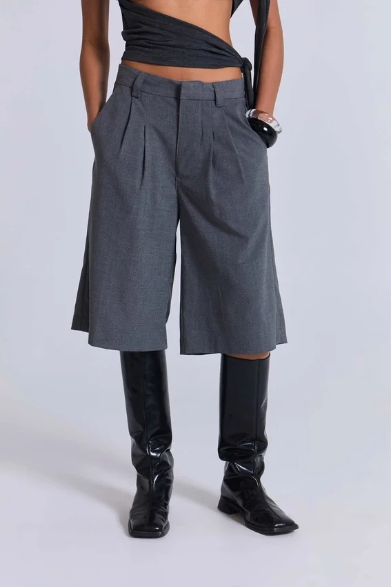 Short « Goliath » ajusté gris