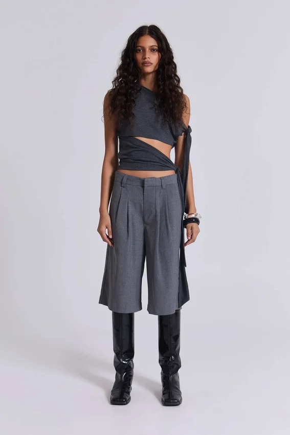 Short « Goliath » ajusté gris