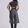 Short « Goliath » ajusté gris
