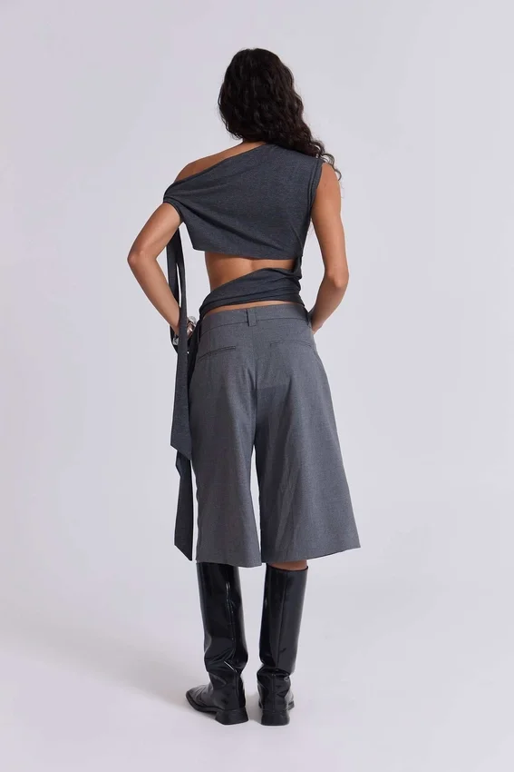 Short « Goliath » ajusté gris