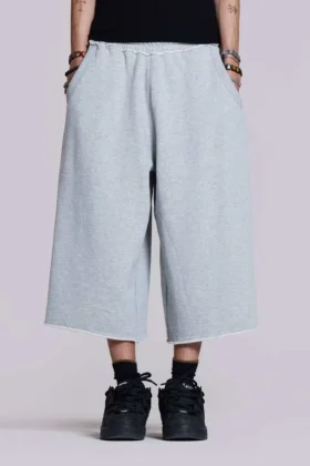 Short Monster 3/4 gris chiné