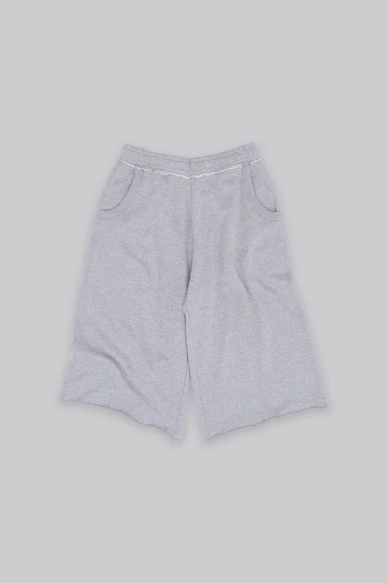 Short Monster 3/4 gris chiné