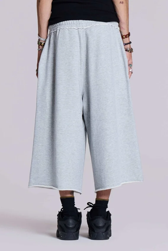 Short Monster 3/4 gris chiné