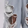 Short « Monster » gris délavé
