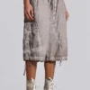 Short parachute délavé à l'huile « Stone »