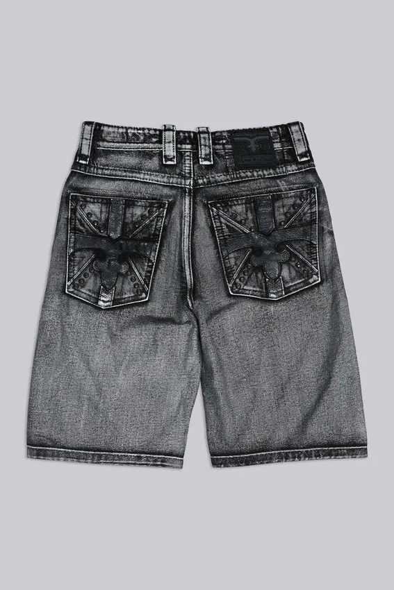 Short Rock Revival Silver Dust