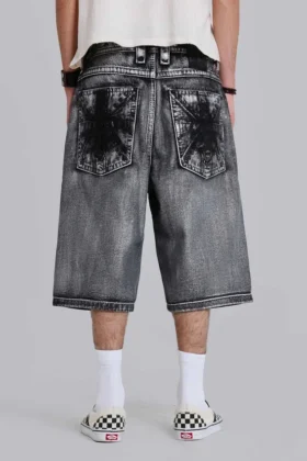 Short Rock Revival Silver Dust