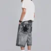 Short Rock Revival Silver Dust