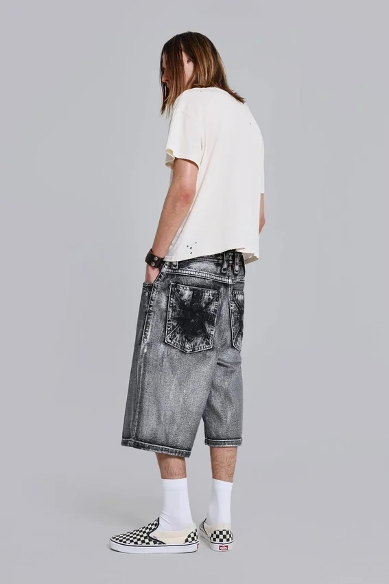 Short Rock Revival Silver Dust