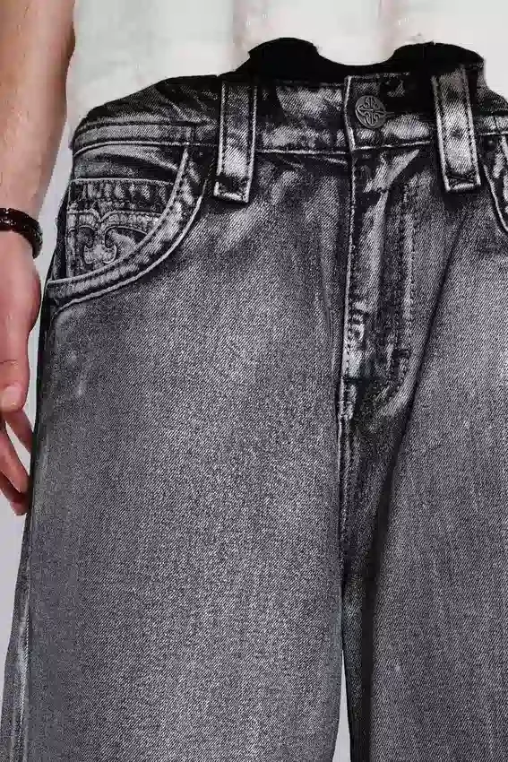 Short Rock Revival Silver Dust