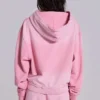 Sweat à capuche baggy « Monster Hoodie » rose sportif