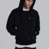 Sweat à capuche Bitten noir