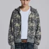 Sweat à capuche Digi Camo en tissu gaufré