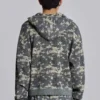 Sweat à capuche Digi Camo en tissu gaufré